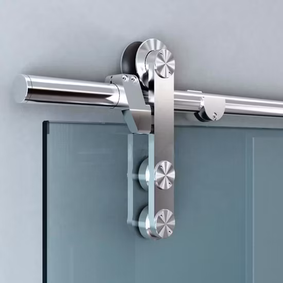 Shower Room Glass Sliding Door Hardware Accessories System with China