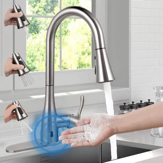 Rubinetto per rubinetto dell'acqua da cucina con sensore di movimento touchless per vendite calde Aquacubic