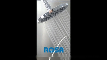 Soffione doccia a pioggia per bagno, soffione doccia, piastra in acciaio inox, 1 funzione, soffione quadrato da 6